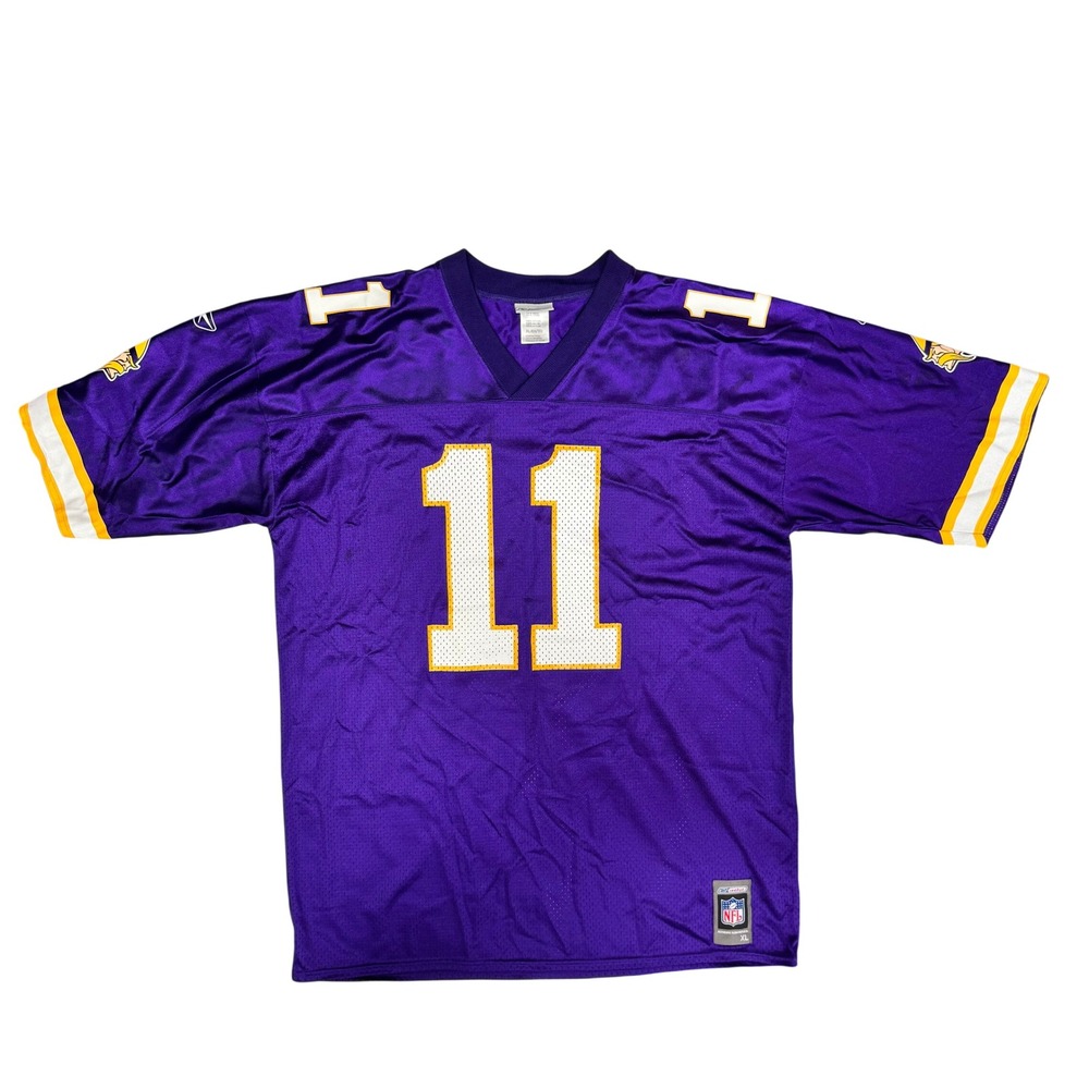 Reebok NFL Minnesota Vikings Daunte Culpepper 11 Jersey Mens XL Purple